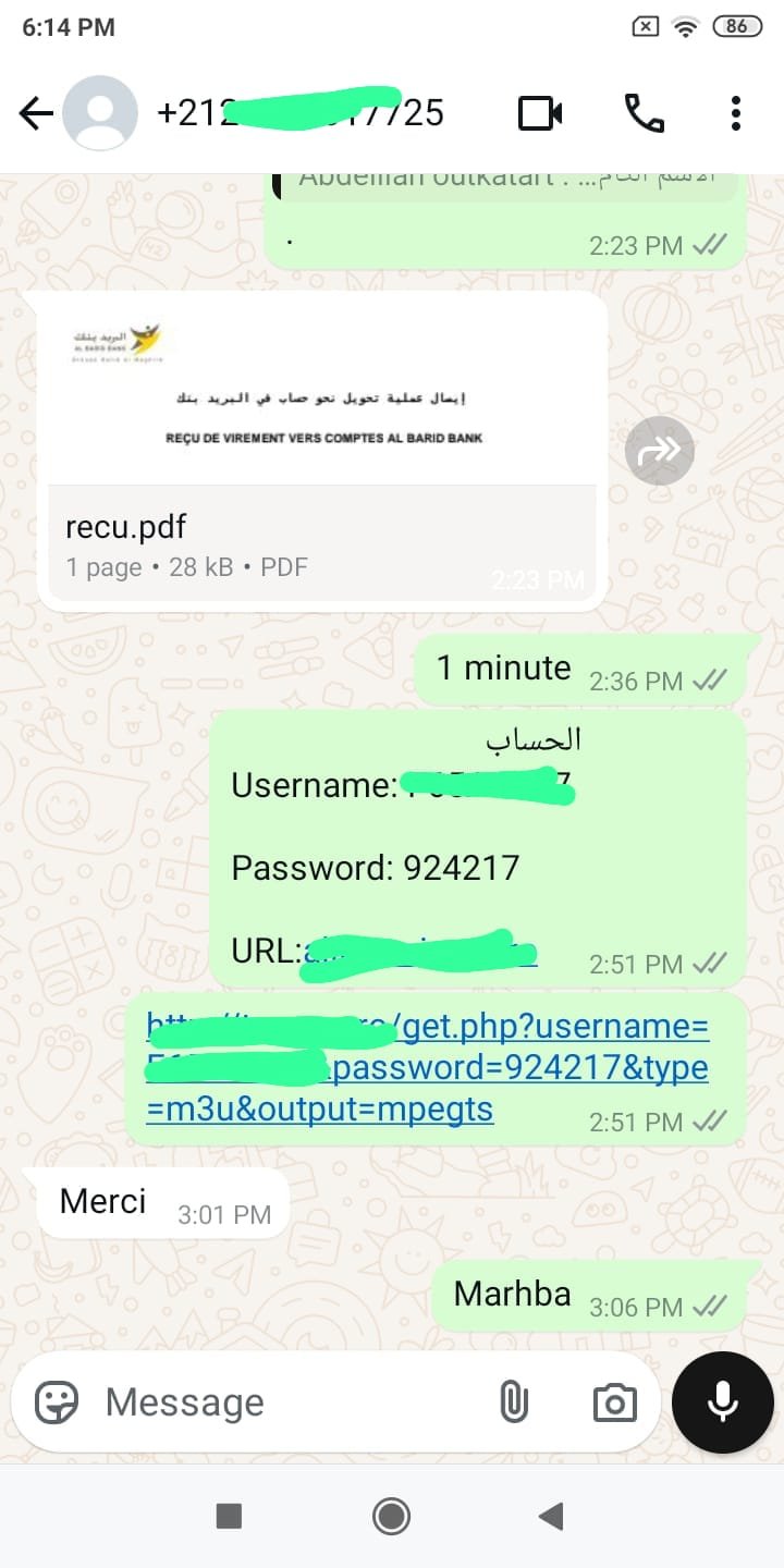 client review for abonnement iptv maroc.